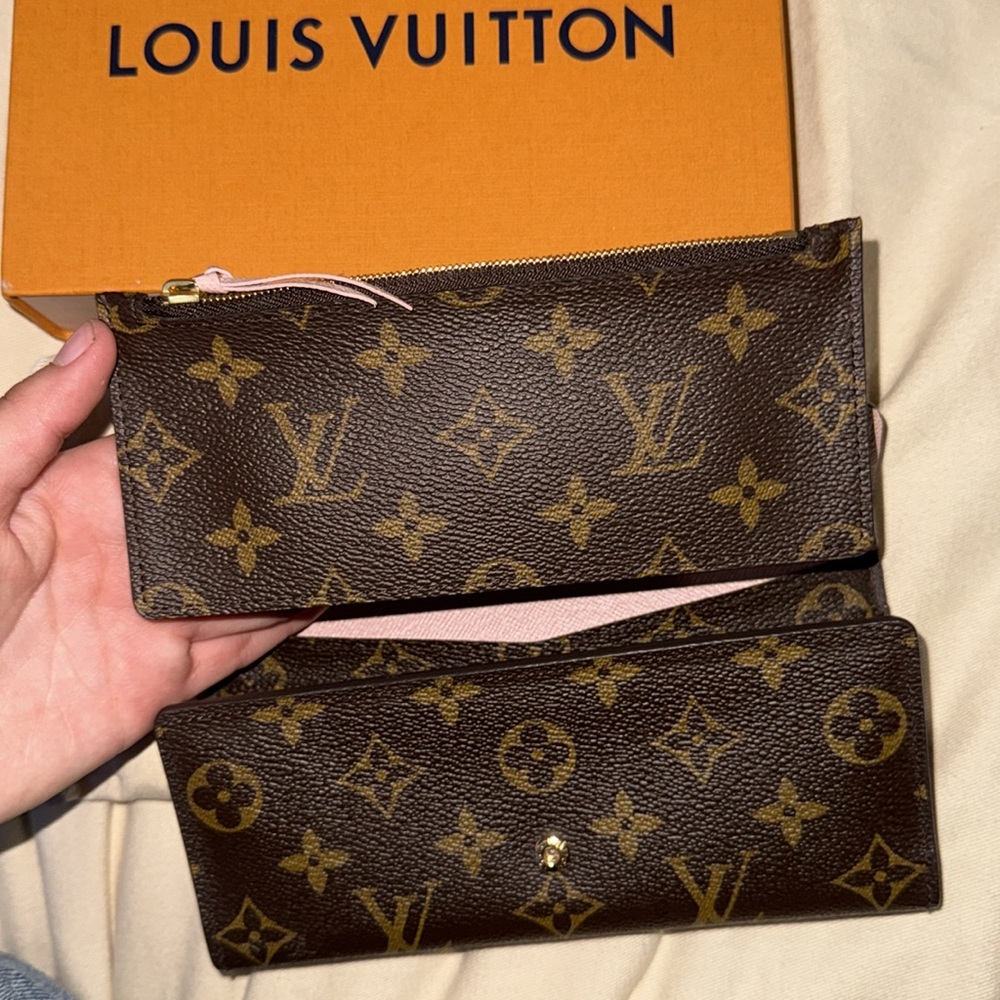 Louis Vuitton Brown Monogram Canvas Wallet - Picture 4 of 10